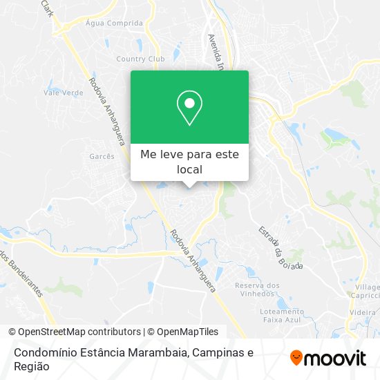 Condomínio Estância Marambaia mapa