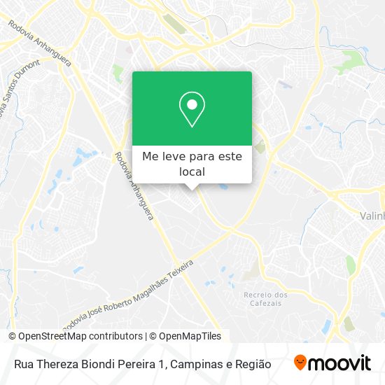 Rua Thereza Biondi Pereira 1 mapa