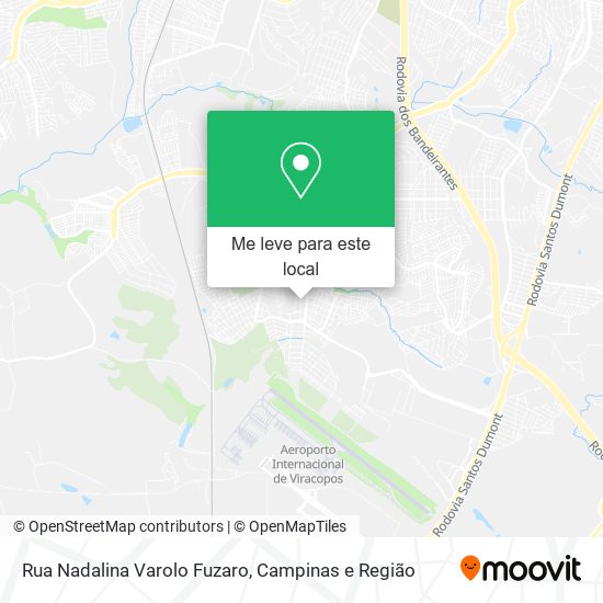 Rua Nadalina Varolo Fuzaro mapa