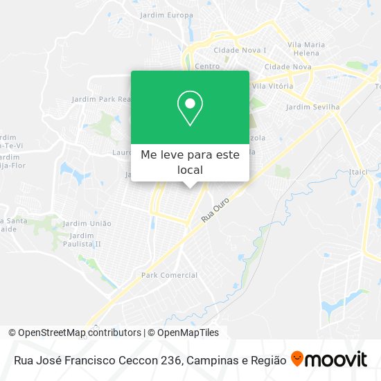 Rua José Francisco Ceccon 236 mapa