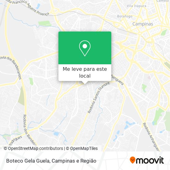Boteco Gela Guela mapa