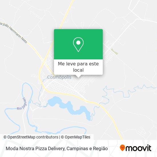 Moda Nostra Pizza Delivery mapa