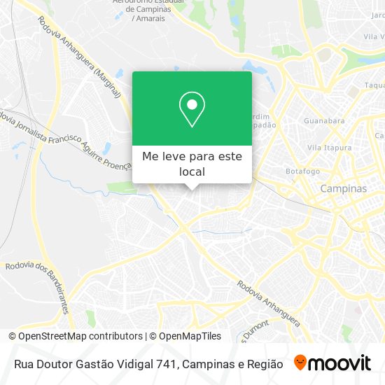 Rua Doutor Gastão Vidigal 741 mapa