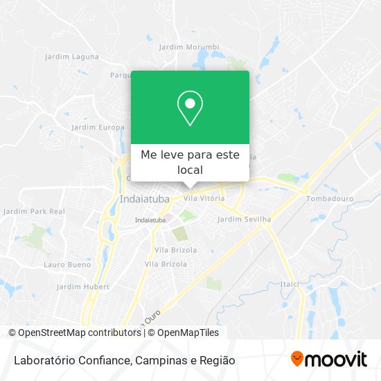 Laboratório Confiance mapa