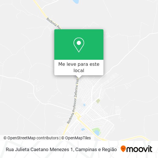 Rua Julieta Caetano Menezes 1 mapa