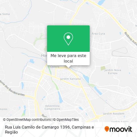 Rua Luís Camilo de Camargo 1396 mapa