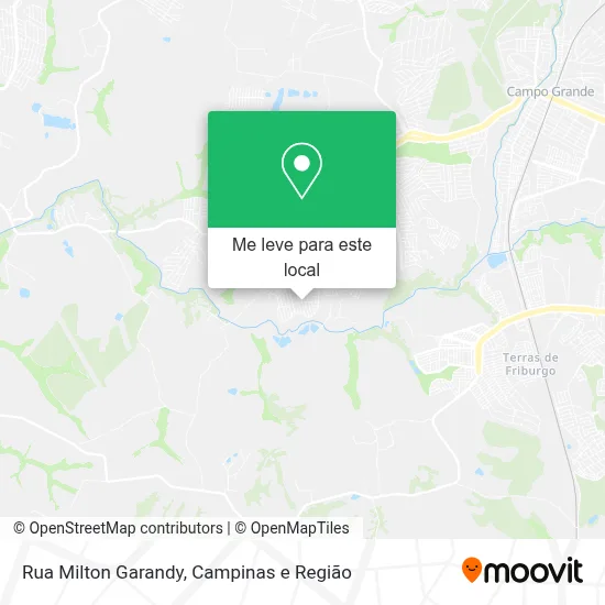 Rua Milton Garandy mapa