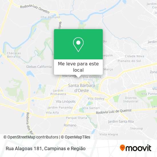 Rua Alagoas 181 mapa