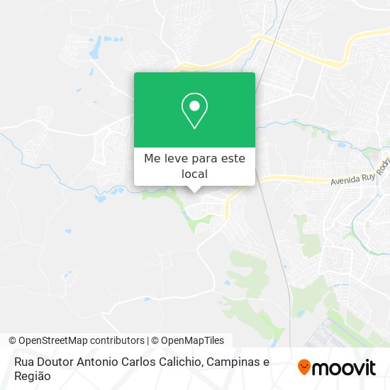 Rua Doutor Antonio Carlos Calichio mapa