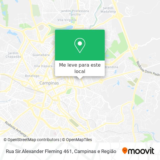 Rua Sir.Alexander Fleming 461 mapa