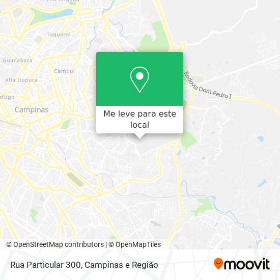 Rua Particular 300 mapa