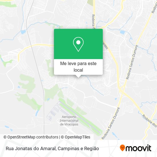 Rua Jonatas do Amaral mapa