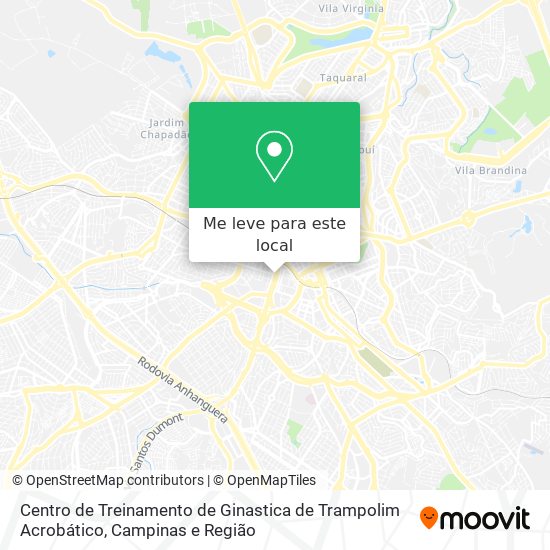 Centro de Treinamento de Ginastica de Trampolim Acrobático mapa