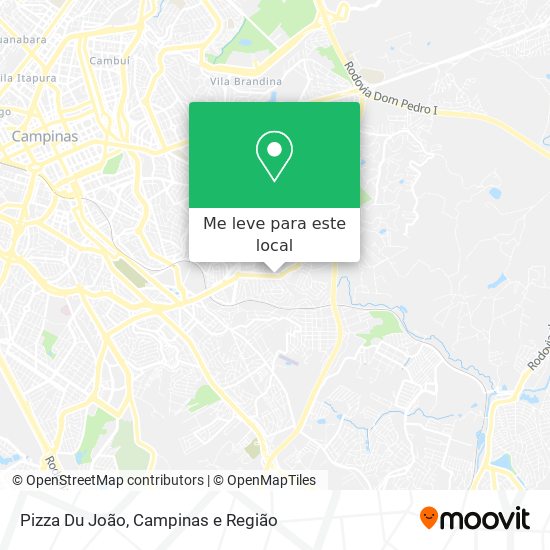 Pizza Du João mapa