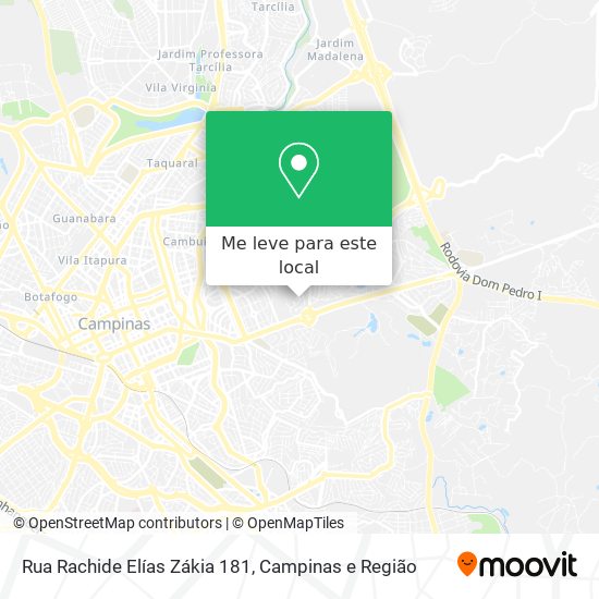 Rua Rachide Elías Zákia 181 mapa