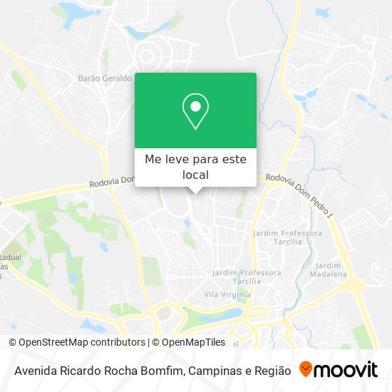 Avenida Ricardo Rocha Bomfim mapa