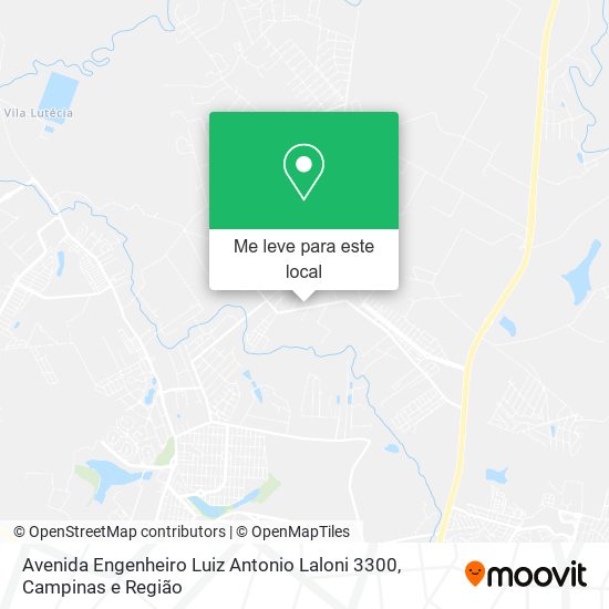 Avenida Engenheiro Luiz Antonio Laloni 3300 mapa