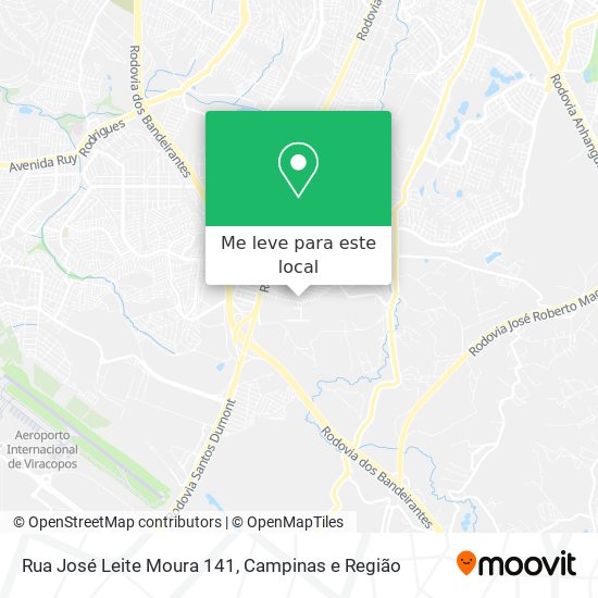 Rua José Leite Moura 141 mapa