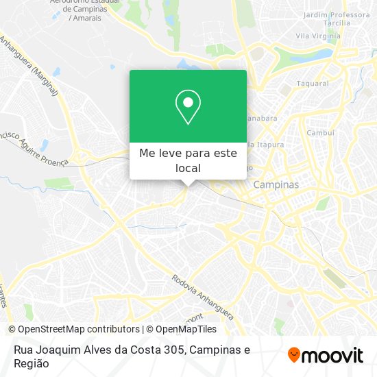 Rua Joaquim Alves da Costa 305 mapa