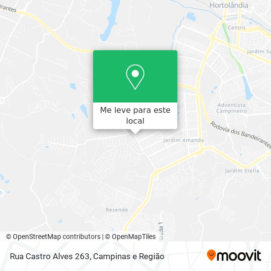 Rua Castro Alves 263 mapa