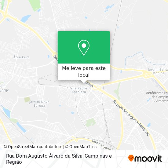 Rua Dom Augusto Álvaro da Silva mapa