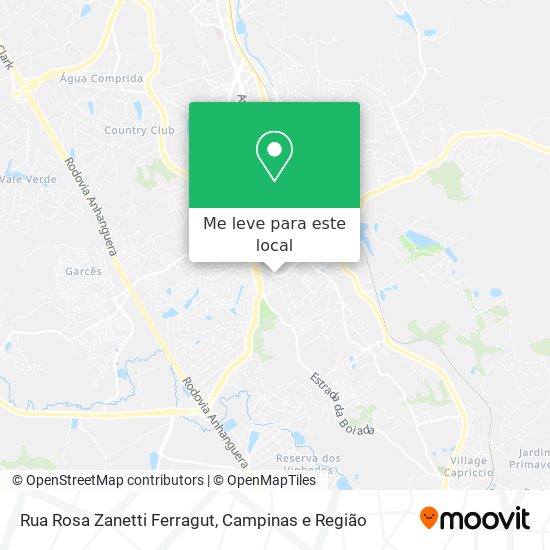 Rua Rosa Zanetti Ferragut mapa