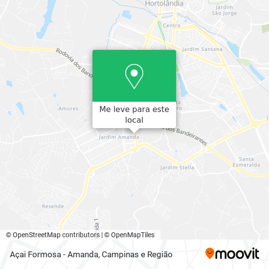 Açai Formosa - Amanda mapa