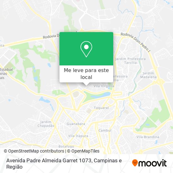 Avenida Padre Almeida Garret 1073 mapa