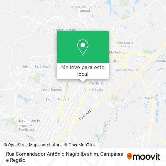 Rua Comendador Antônio Nagib Ibrahim mapa