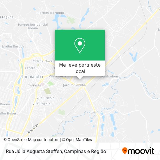 Rua Júlia Augusta Steffen mapa