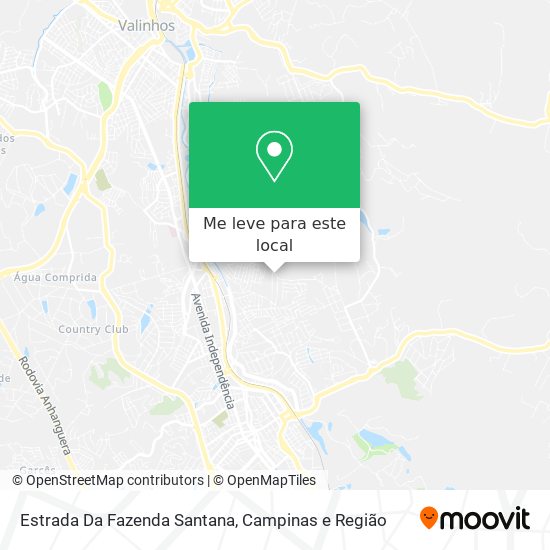 Estrada Da Fazenda Santana mapa