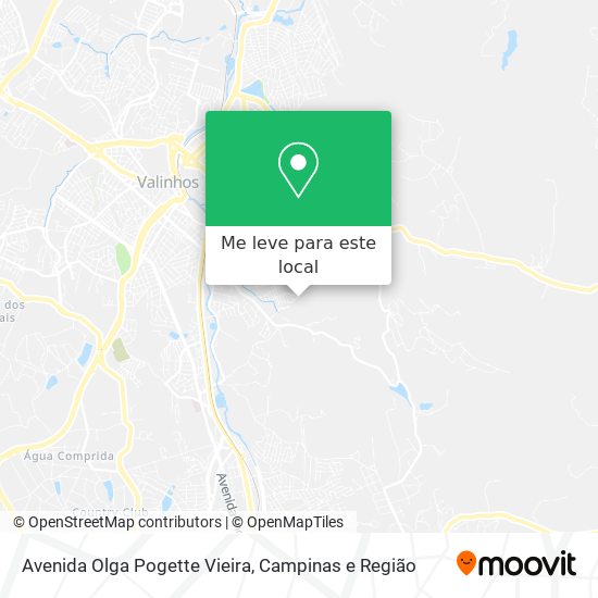 Avenida Olga Pogette Vieira mapa
