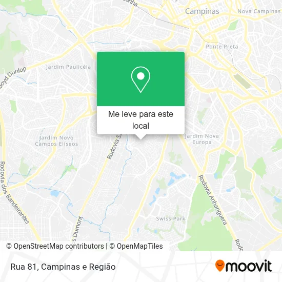 Rua 81 mapa