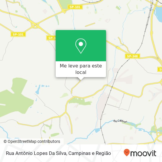 Rua Antônio Lopes Da Silva mapa