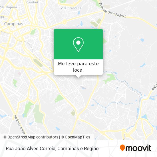 Rua João Alves Correia mapa