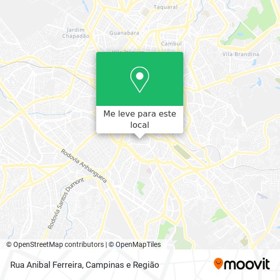 Rua Anibal Ferreira mapa