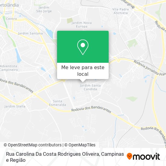 Rua Carolina Da Costa Rodrigues Oliveira mapa