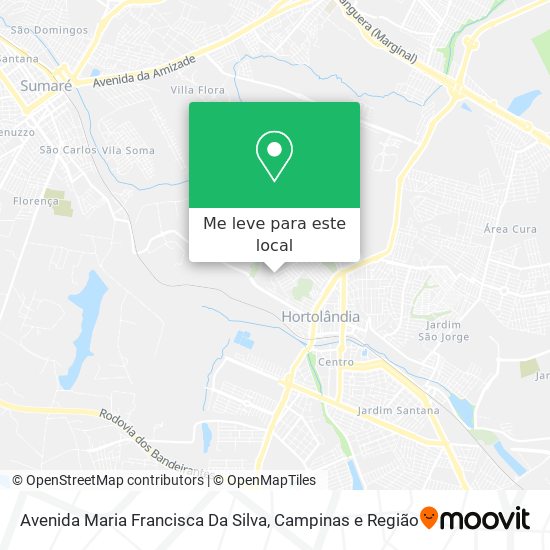 Avenida Maria Francisca Da Silva mapa