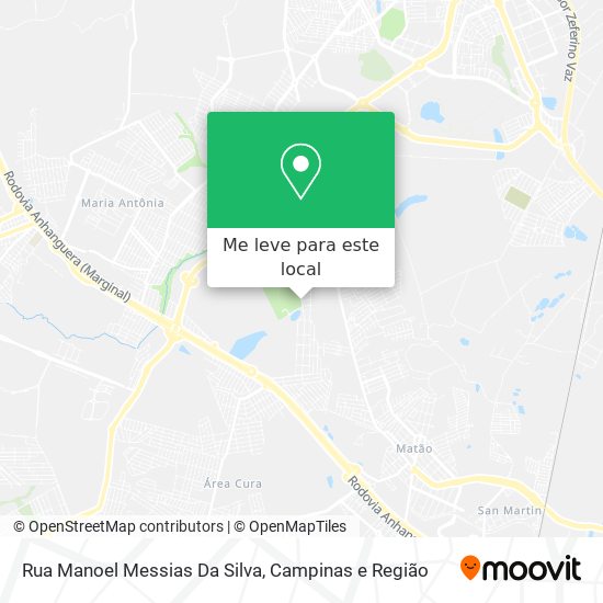 Rua Manoel Messias Da Silva mapa
