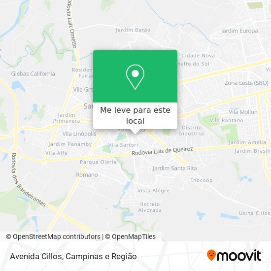 Avenida Cillos mapa