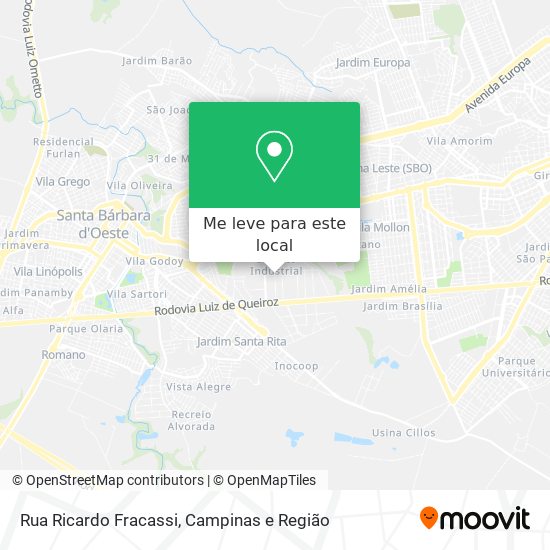 Rua Ricardo Fracassi mapa