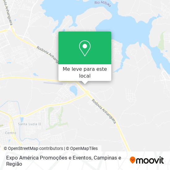 Expo América Promoções e Eventos mapa
