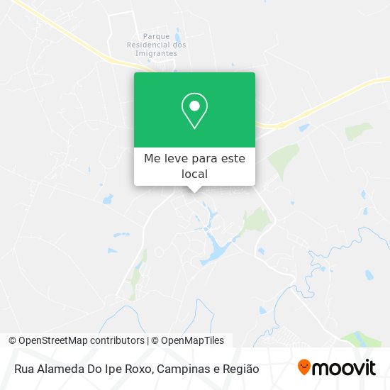 Rua Alameda Do Ipe Roxo mapa