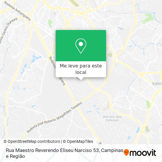 Rua Maestro Reverendo Eliseu Narciso 53 mapa