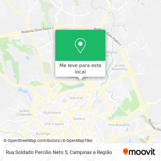 Rua Soldado Percílio Neto 5 mapa