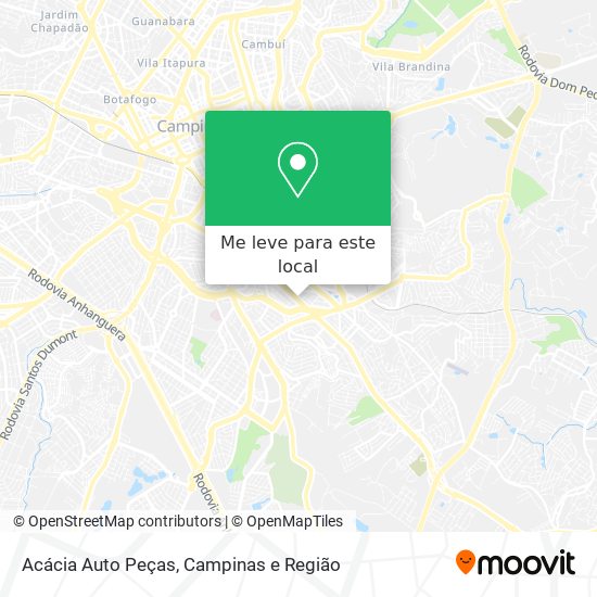 Acácia Auto Peças mapa