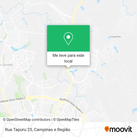 Rua Tapuru 25 mapa
