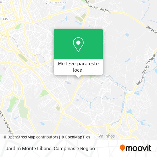 Jardim Monte Libano mapa
