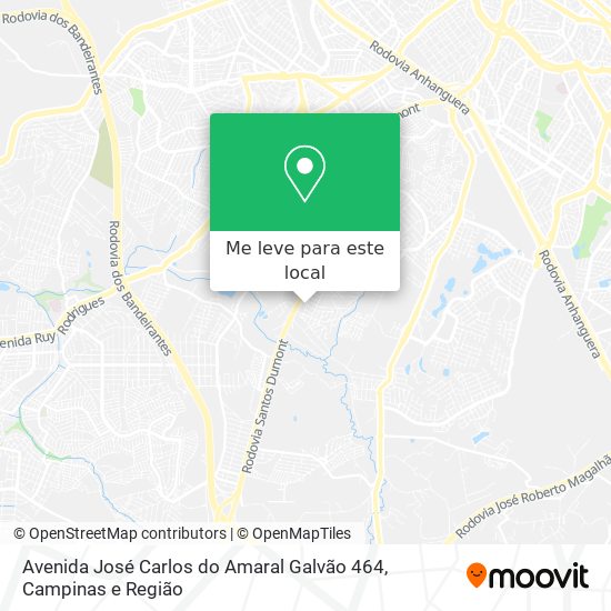 Avenida José Carlos do Amaral Galvão 464 mapa