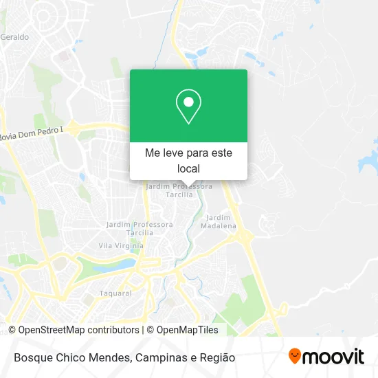 Bosque Chico Mendes mapa